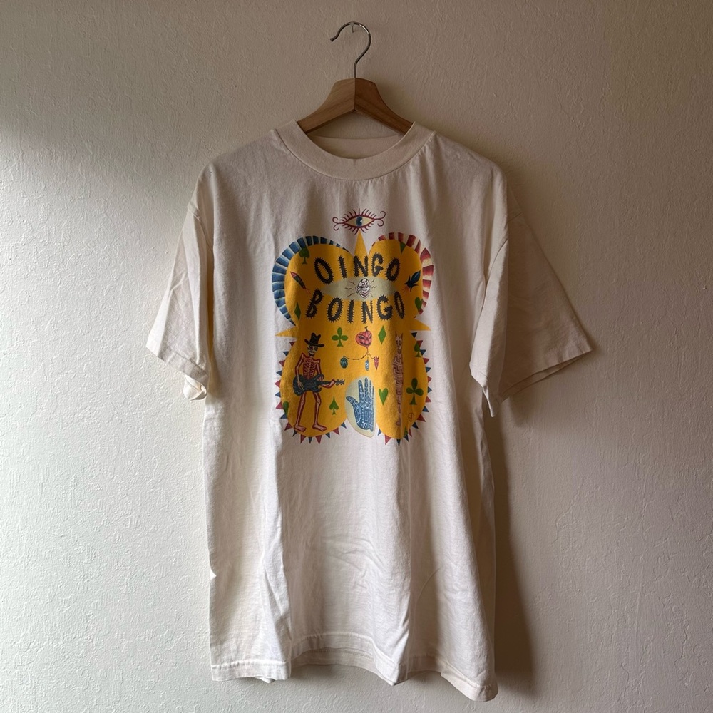 Sold Vintage 90s oingo boingo dia de los muertos concert tour band t-shirt